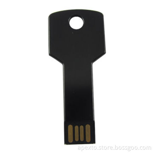 Metal Key-shaped USB Drives with 512MB to 16GB Memory Capacity, Supports Shock-resistant, Waterproof